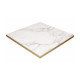 Tuff Top Premium – High Gloss Square Table Top with metallic gold edging