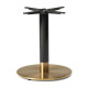 Cava Black And Gold Round Table Base