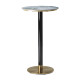Cava Black And Gold Round Table Base