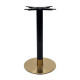 Cava Black And Gold Round Table Base