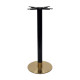 Cava Black And Gold Round Table Base