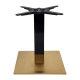 Cava Black And Gold Square Table Base