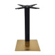 Cava Black And Gold Square Table Base