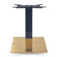 Cava Black And Gold Square Table Base