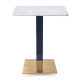 Cava Black And Gold Square Table Base