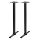 Phoenix Black Cruciform Twin Table Base - Max Top Size: 1800mm x 1000mm