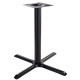 Phoenix Black Cruciform Large Table Base - Max Top Size: 1000mm Diameter / 900mm Square