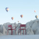 Vivo All Weather Bistro Stacking Armchair