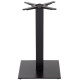Forza Black Cast Iron Square Medium Table Base