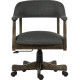 Captain Grey Fabric Executive Chair