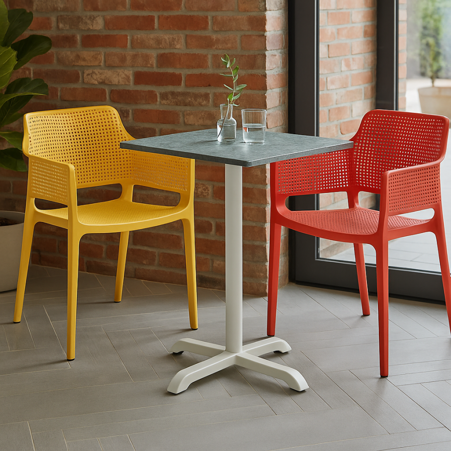 Boom All Weather Stackable Bistro Armchair