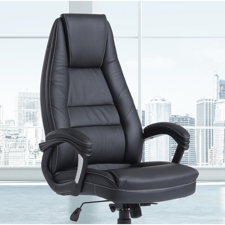 Leather Executive Office Chairs High, Leather Ergonomic Office Chair Uk