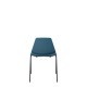 Polypropylene Shell Chair 4-Leg Black Steel Frame