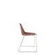 Polypropylene Shell Chair Chrome Steel Skid Frame