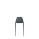 Polypropylene Shell High Stool 4-Leg Black Steel Frame