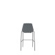 Polypropylene Shell High Stool 4-Leg Black Steel Frame