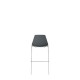 Polypropylene Shell High Stool 4-Leg Chrome Steel Frame