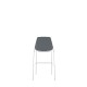 Polypropylene Shell High Stool 4-Leg Chrome Steel Frame