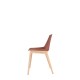 Polypropylene Shell Chair Beech Wooden 4-Leg Frame