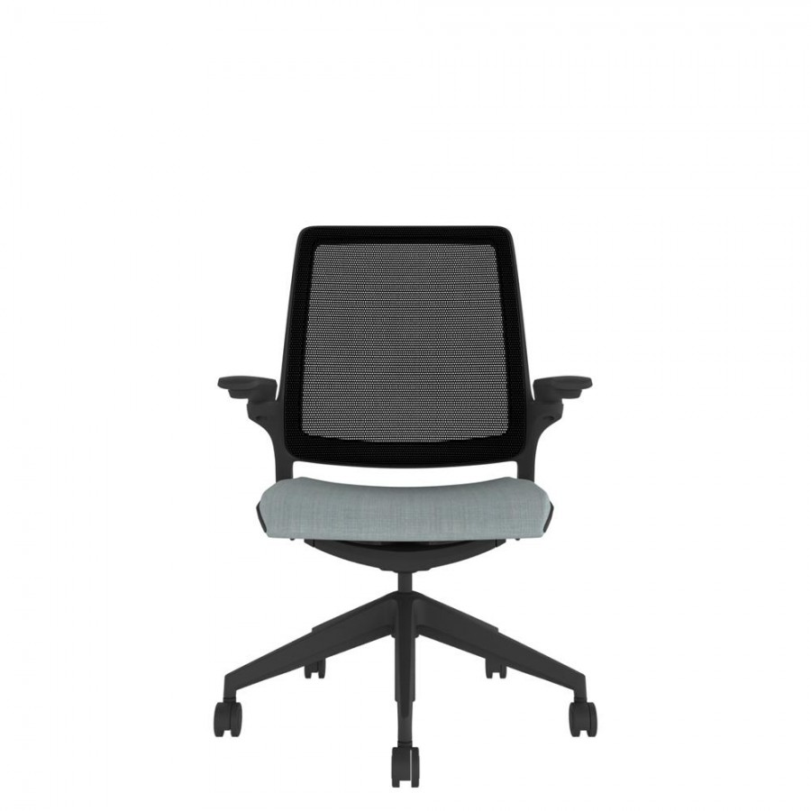 Designer Mesh Back Chair - Black