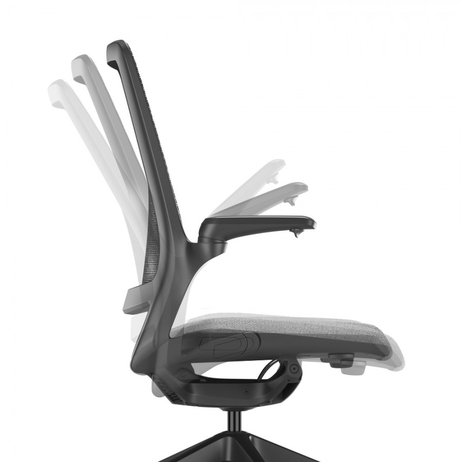 Designer Mesh Back Chair - White