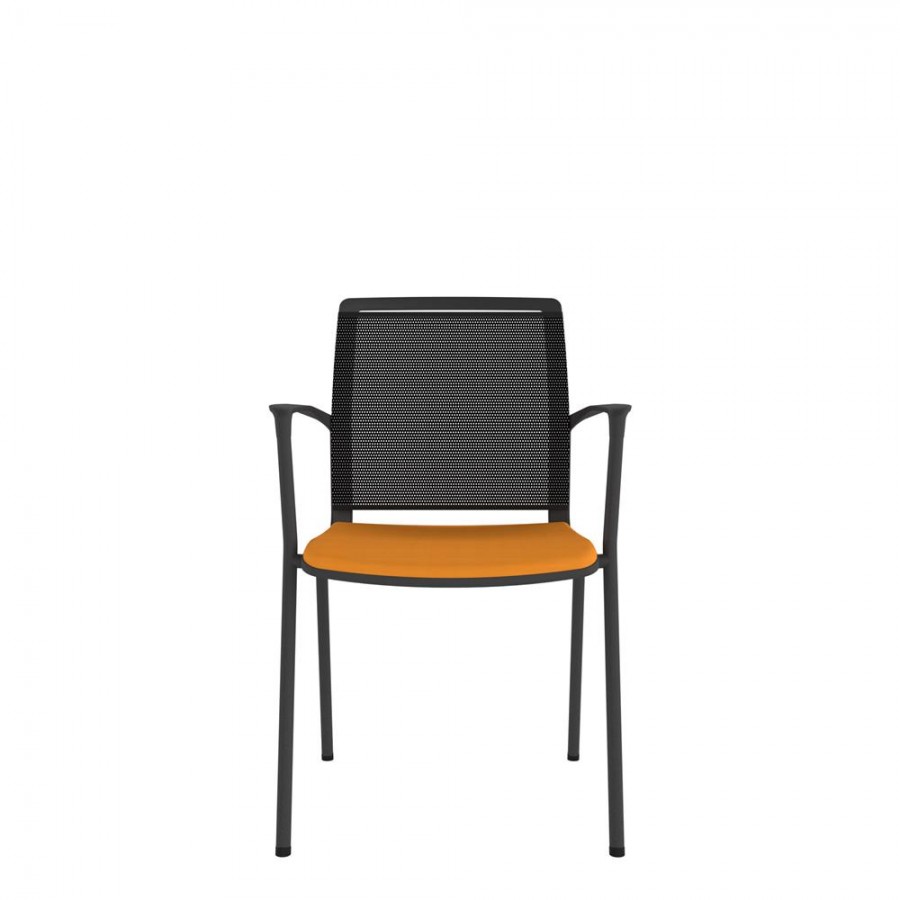 Mesh Back Chair With 4-Leg Frame