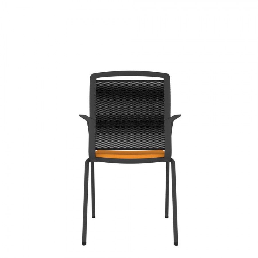 Mesh Back Chair With 4-Leg Frame