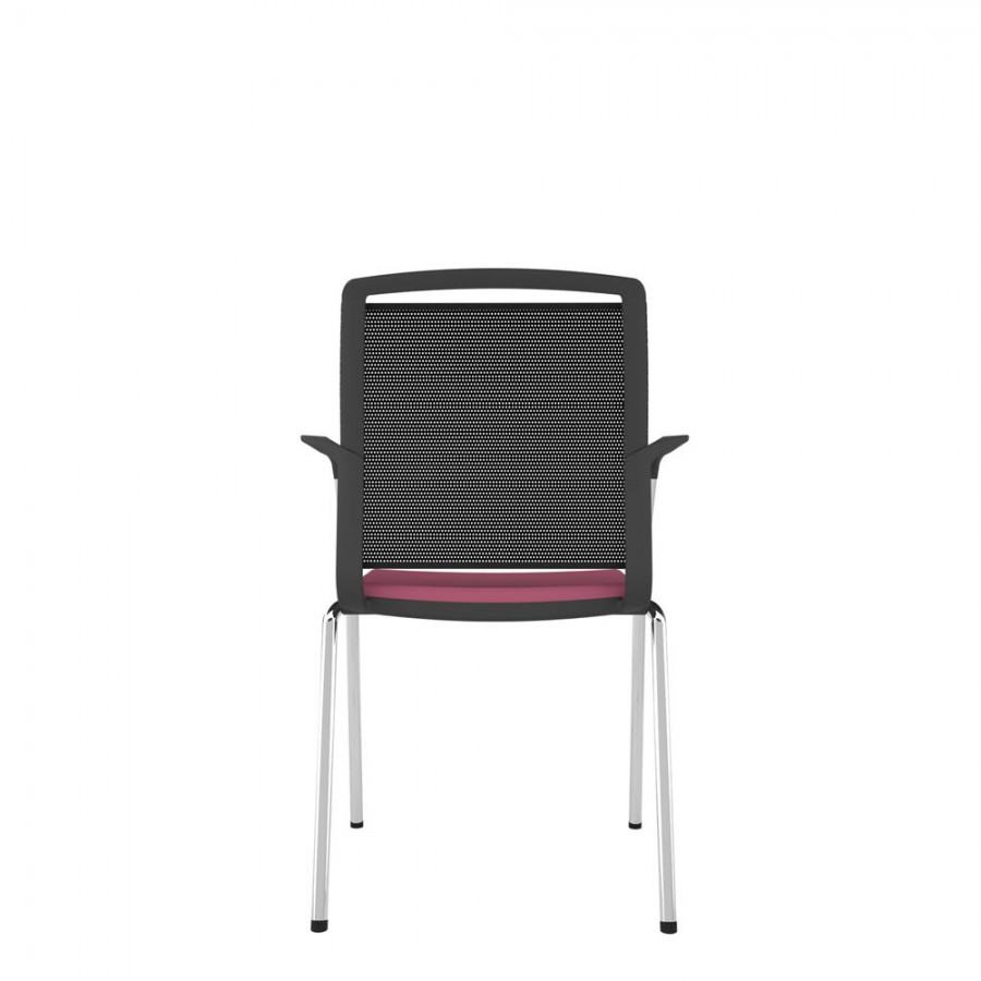 Mesh Back Chair With 4-Leg Frame