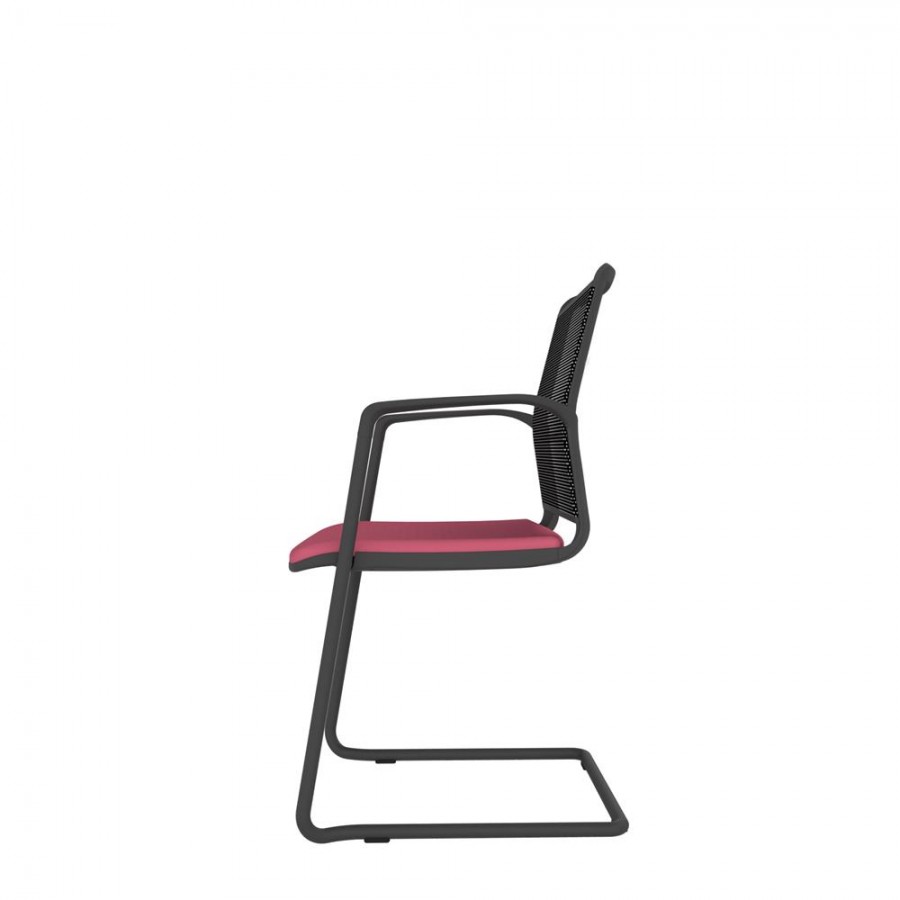 Mesh Back Chair With Cantilever Frame