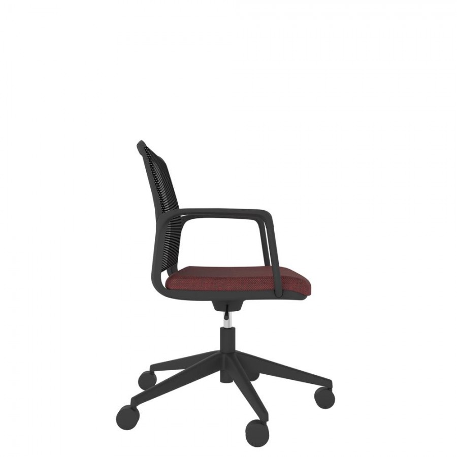 Black Shell Mesh Back Task Chair