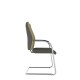 Zest Upholstered Seat And Back With Chrome Cantilever Chair