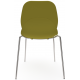 Coco Plastic Shell Chair with 4 Chrome Legs