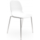 Coco Plastic Shell Chair with 4 Chrome Legs