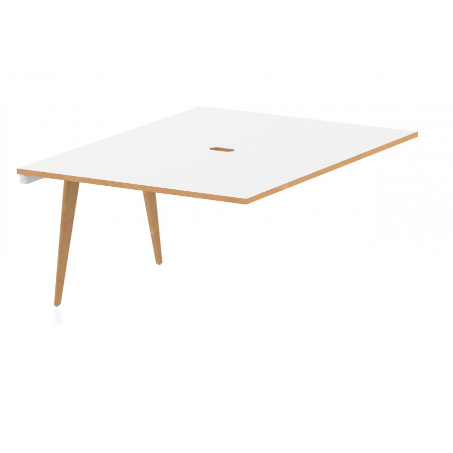 Oslo B2B Extension Kit Wood Frame Bench Desk