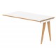 Oslo Single Extension Kit Wood Frame Bench Desk