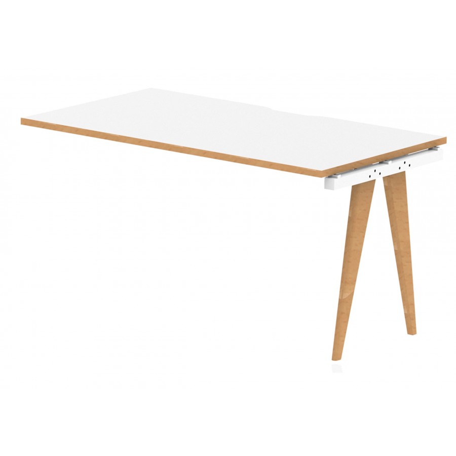 Oslo Single Extension Kit Wood Frame Bench Desk