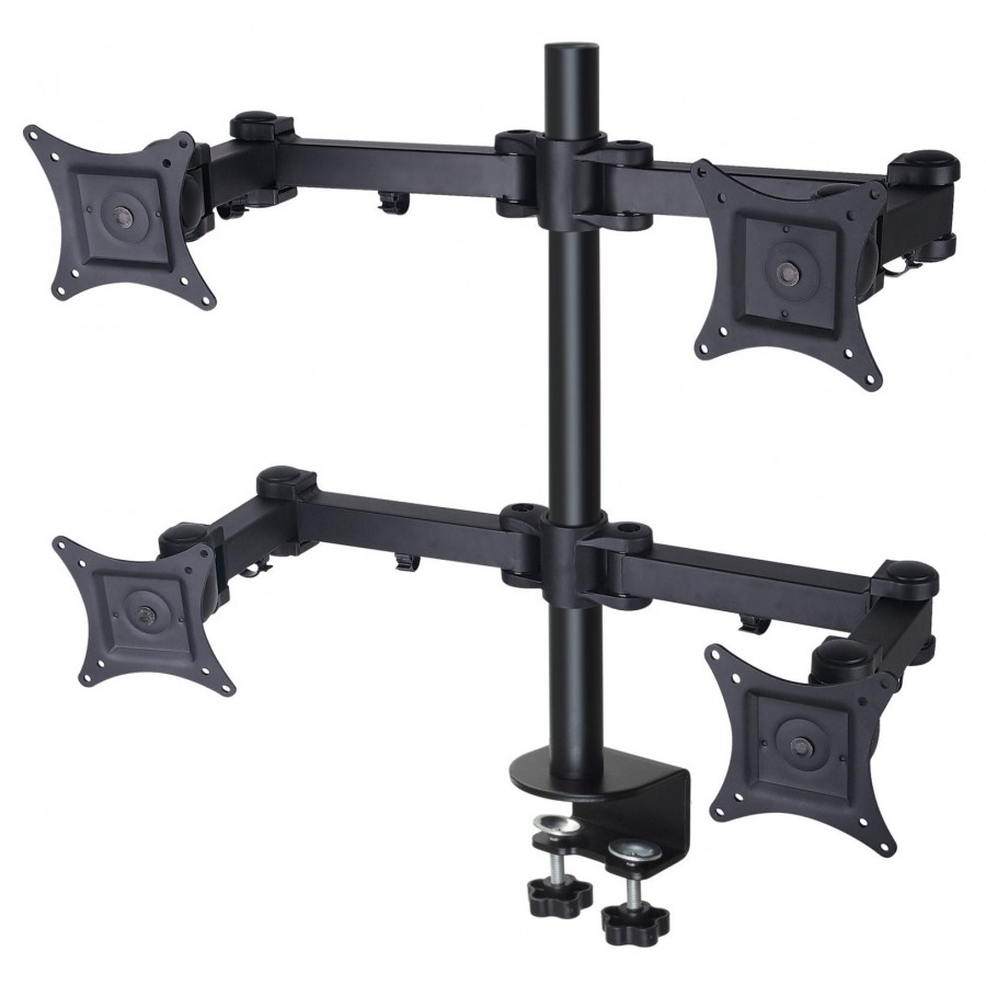 Quad LED LCD Monitor Arm Stand