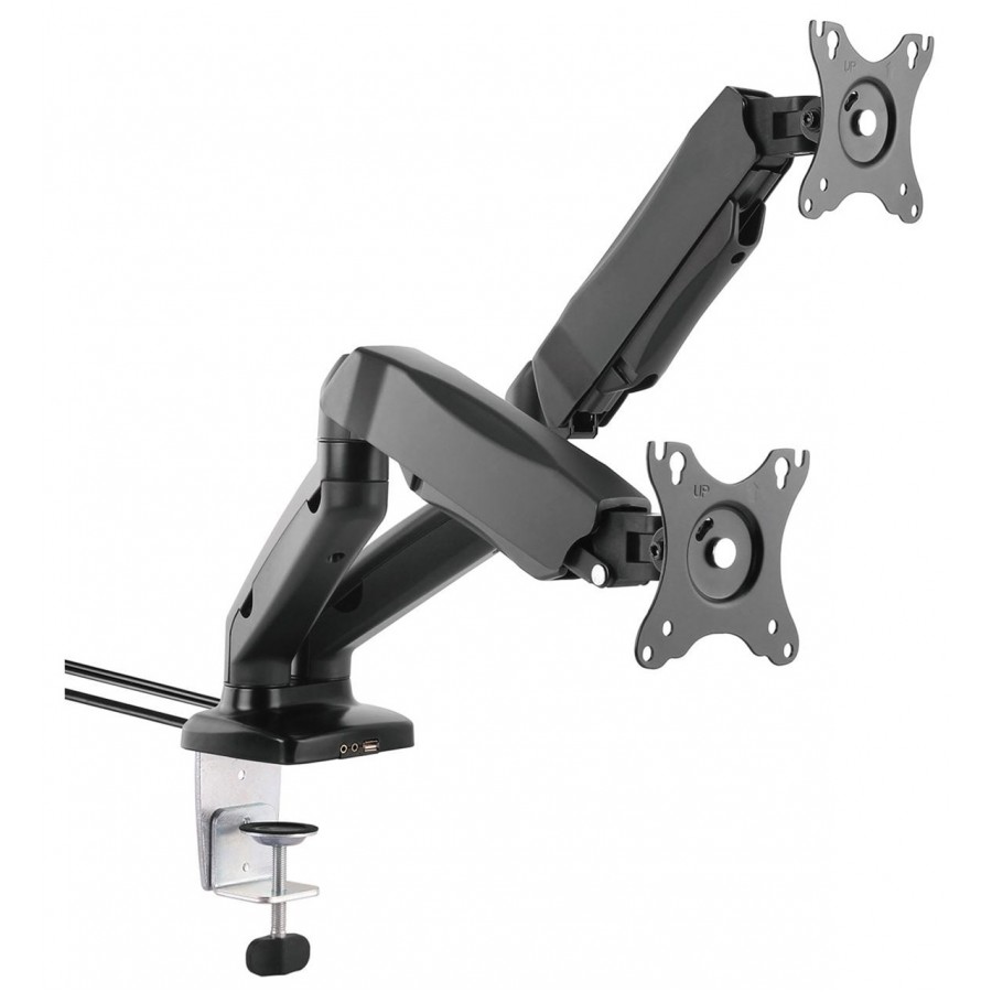 Double Gas Spring LCD Monitor Arm Stand