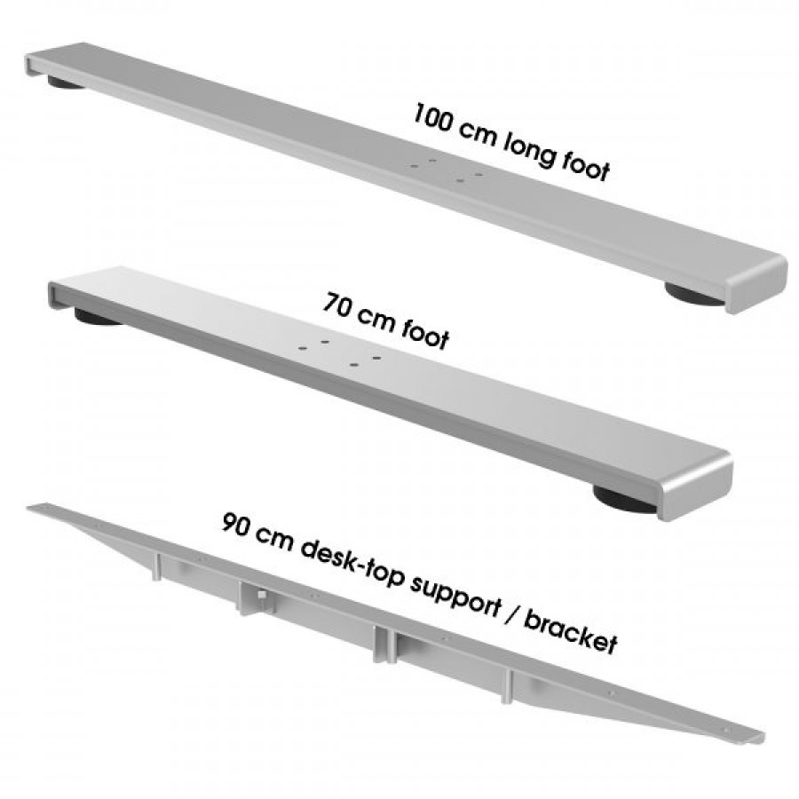 Radial Corner Desk Height Adjustable Desk Frame (frame only) 