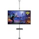 Floor-to-Ceiling TV Mount Telescopic Tension Pole