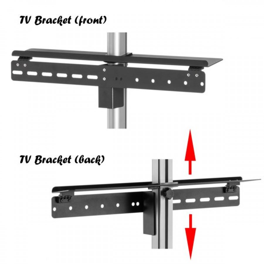 Floor-to-Ceiling TV Mount Telescopic Tension Pole