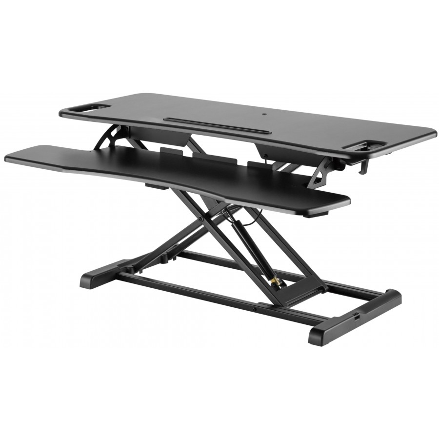 Gas-Powered Sit-Stand Large Workstation 