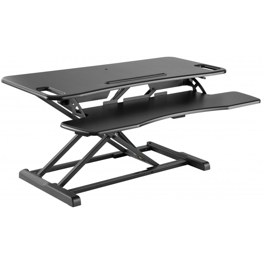 Gas-Powered Sit-Stand Large Workstation 
