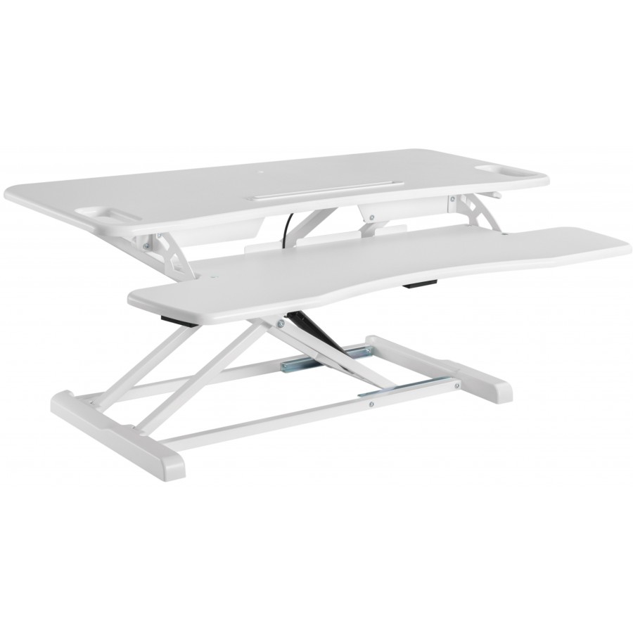 Gas-Powered Sit-Stand Large Workstation 