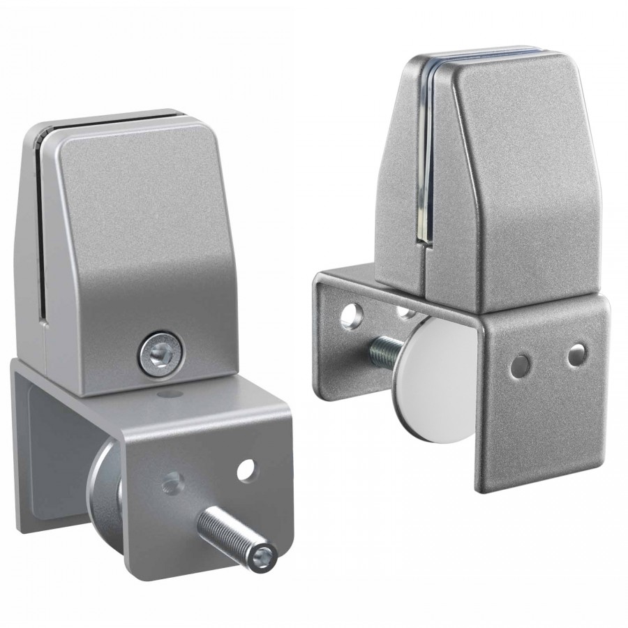 SEM04 2x Clamp-on Brackets to mount CoughGuard Panel onto Existing Framed Privacy Screens colour options