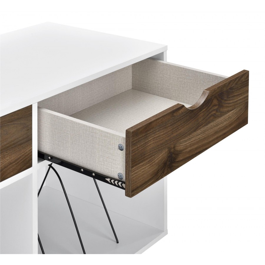 Novogratz Concord Turntable Stand With Drawers