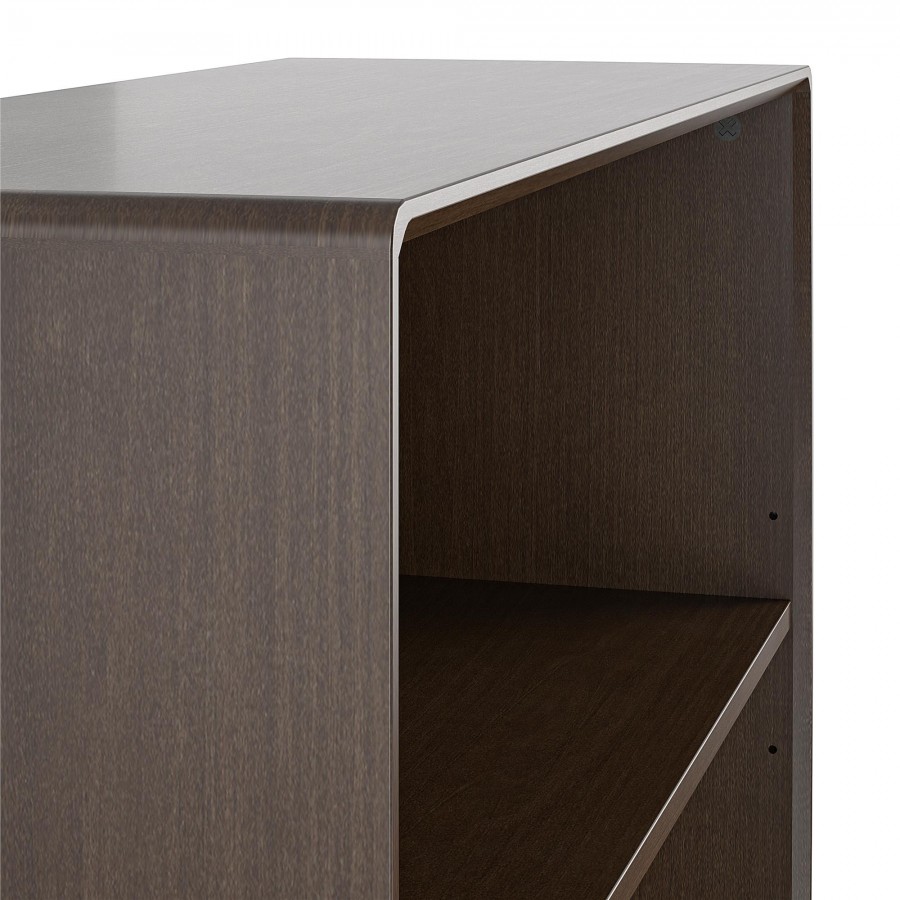 Novogratz Brittany  Walnut Bookcase