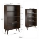 Novogratz Brittany  Walnut Bookcase