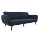 Novogratz Brittany Linen Futon