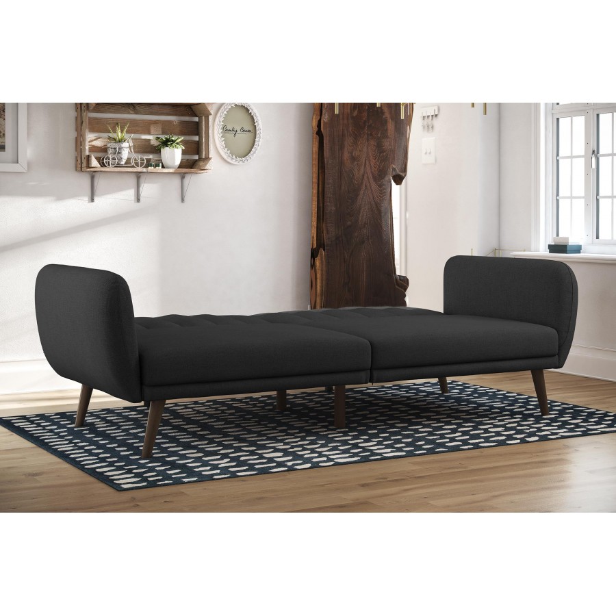 Novogratz Brittany Linen Futon